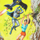 Illustration for article titled The Dark Knight rides a shark in bondage-crazy 1960s Batman art